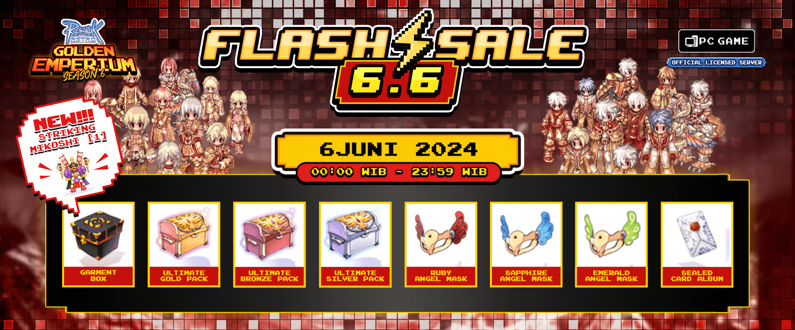 Ragnarok Retro Flash Sale Golden Emperium 6.6